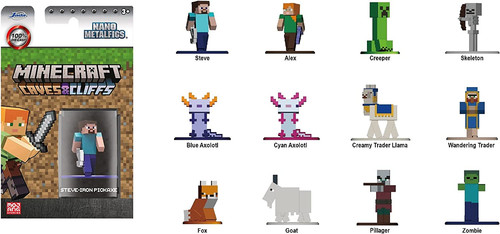 Minecraft personaggi diecast - minecraft,