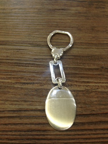 Portachiavi argento 925 ovale - 925,