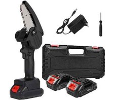 Motosega Sega Elettrica Mini Potatrice Taglia Rami Elettrosega a 2 Batterie 48 V