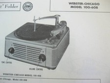 WEBSTER CHICAGO 100-608