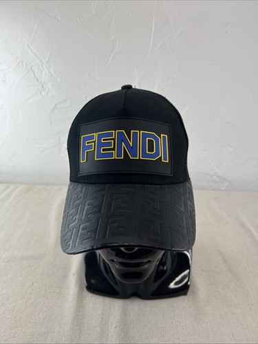 Fendi black baseball cap - baseball,