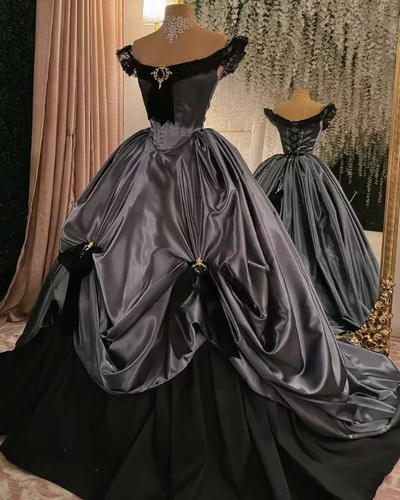 Abito sposa nero stile - sposa,