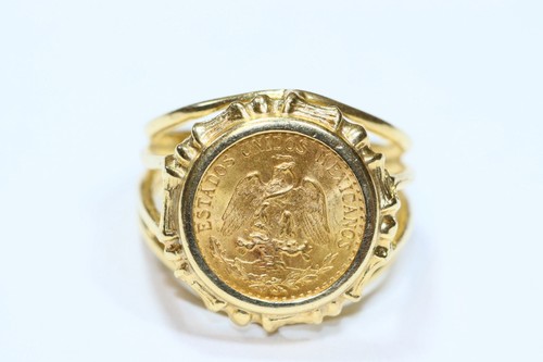 Anello con moneta oro dos - anello,