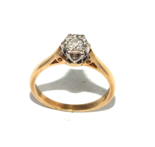 Donna 18ct oro giallo - donna,