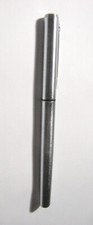 Universal silver black stilografica fountain pen vintage pennino timbrato rara