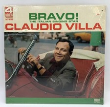 Cladio Villa ~ Bravo! 4 Corners Kapp Records LP IN SHRINK