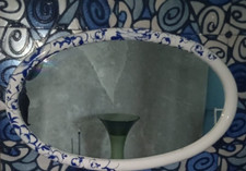 VIVA specchio ovale c/cornice