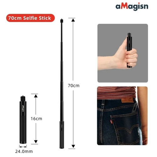 Selfie stick invisibile cm - 70,