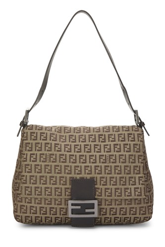Fendi brown zucchino canvas - fendi,
