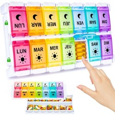 Portapillole Settimanale, Porta Pastiglie Settimanale,Porta Pillole (N6Z)