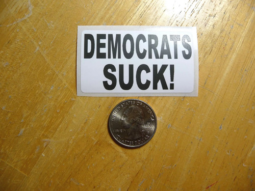 Democratici succhia adesivo - democratici,