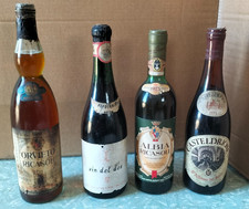 Lotto 4 Bottiglie Vino Vintage Orvieto e Albia Ricasoli Vin del Dos Casteldrione