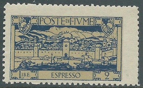 1923 fiume espresso san vito - fiume,