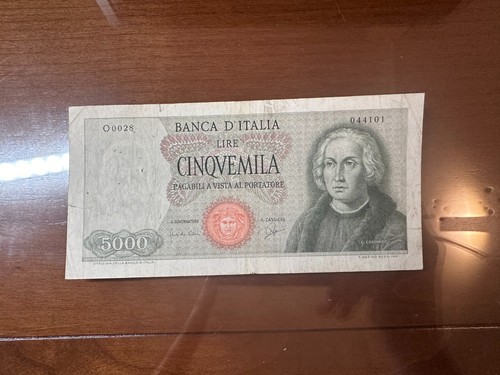Repubblica banconota lire - repubblica, 5000