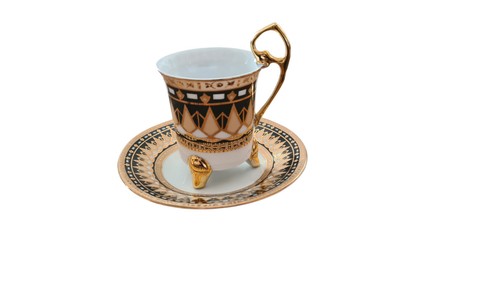 Tazzina piattino ceramica - e,