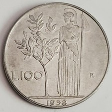 Italy 1958 Hundred (100) Lire