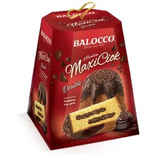 Pandoro Balocco Pandoro MaxiCiok Double Cioccolato Fondente e Latte 800 gr
