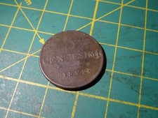 antica moneta da cent 3 1822 regno lombardo veneto