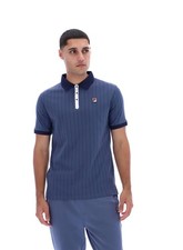 Polo uomo FILA classica vintage a righe - vintage indaco/gardenia/FILA Navy