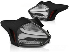 Fari Posteriori neri dinamici LED per Ford Focus 3 MK3 Restyling 2015-2018 LDFO6