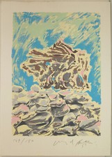 Pericle fazzini serigrafia - pericle,