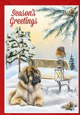 Biglietto di Natale Leonberger