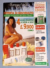 LOCANDINA BOTTEGA VERDE ERBORISTERIA OFFERTA BENVENUTO ALL. FAM. CRIST. 23-2000