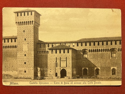 Cartolina milano castello - cartolina,