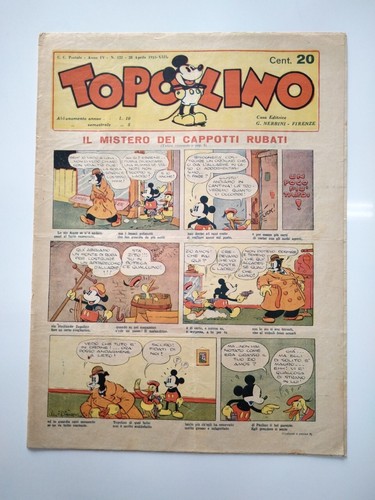 Topolino giornale nerbini - topolino,
