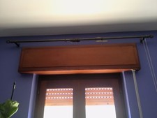 Bastone Tenda - Zineffa - Ottone Cromato - Verde - Estensibile