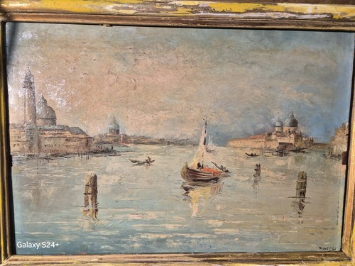 Veduta venezia olio su - venezia,