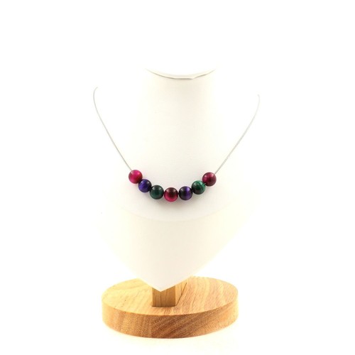 Collana perle occhio - perle, di