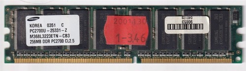 Samsung 256 ddr pc2700 - mb,,