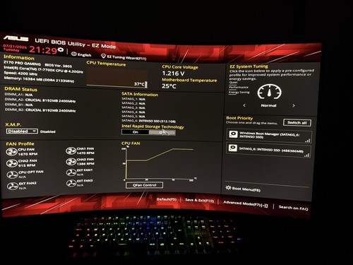 Gaming 7700k gtx 1080 - gaming,