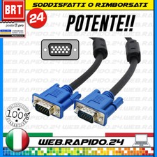 Cavo video vga maschio - maschio, 140cm