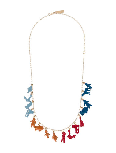 Collana con ciondolo smaltato