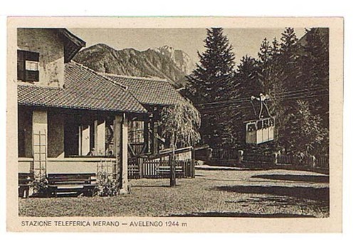 Cartolina meran stazione - 1,