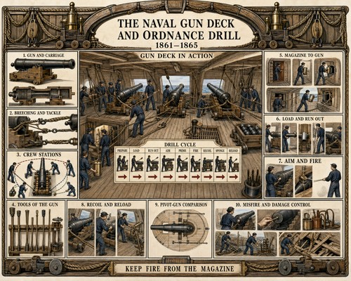 The naval gun - naval, deck