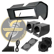 Fiat Panda 141 Dal 1986 > 2002 Kit Cassetto Porta Stereo Autoradio Nero 