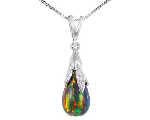 9ct oro bianco - 9ct, nero