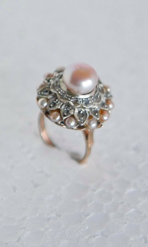 Anello vintage oro - anello, in