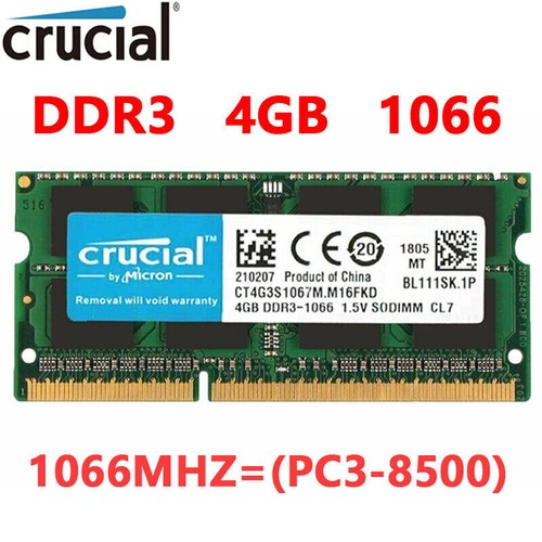 Crucial ddr3 1066 mhz - gb,
