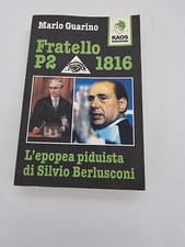 Fratello P2 1816, Mario Guarino, Kaos edizioni prima edizione 2001