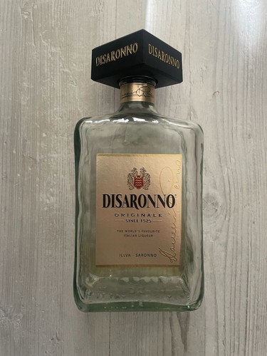 Bottiglia vuota disaronno - bottiglia,