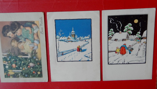 Cartoline vintage buon - vintage,