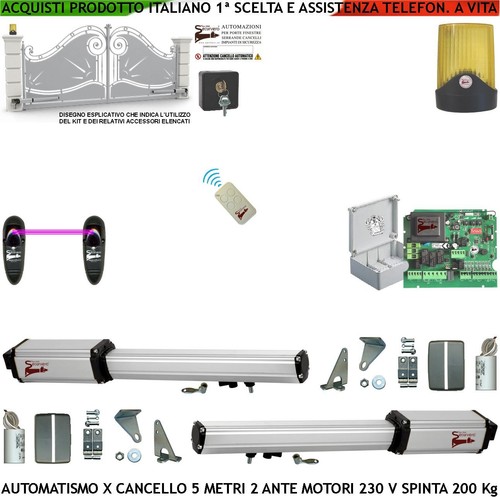 Cancello automatico 2 - 5, mt