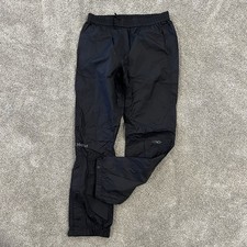 Pantalone uomo nylon Marmot taglia media nero esterno zip fondo elastico in vita