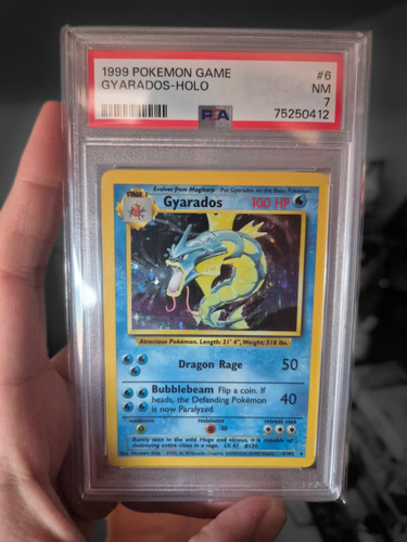 Gyarados holo base set - gyarados, 1999