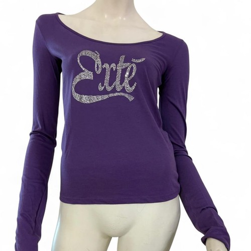 Exte maglia viola - maglia, strass