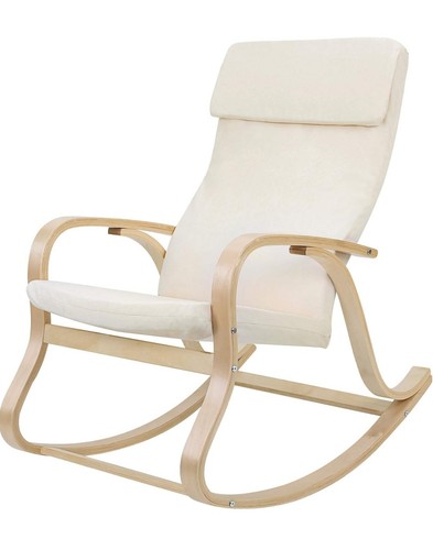 Sedia dondolo legno e - a, in